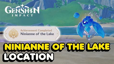 Genshin Impact Ninianne Of The Lake Achievement Super Boss