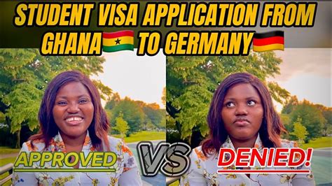 Student Visa Application From GhanaTo Germany Requirements Checlist