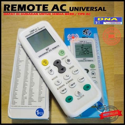 Remote Ac Universal Multi Brand Remot Ac Semua Merk Dan Tipe Lazada