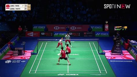 Bwf Md Quarterfinalsliang Wang Vs Carna Marth H L Video