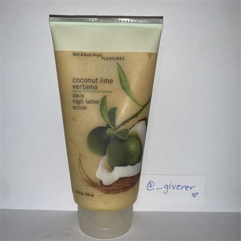 Bath And Body Works Bath And Body Coconut Lime Verbena Daily High Lather Scrub Poshmark