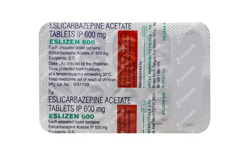 Eslizen 600 MG Order Eslizen 600 MG Tablet Online At Truemeds