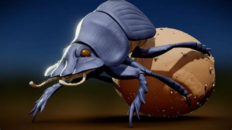 Dung Roller Sj Day 11 Download Free 3d Model By Lillya [d312f5f] Sketchfab