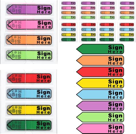 sign  stickers printable trahoo pcs sign  tabs arrow labels