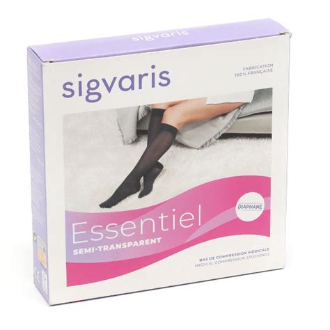 Collant Contention Femme Sigvaris Essentiel Semi Transparent Classe