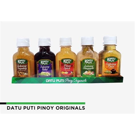 Datu Puti Pinoy Originals Sampler Pack Vinegar Variants 100ml Each