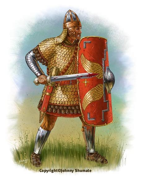 Roman Legionary In Sarmatian Style Armor Dacian Wars Early II Century