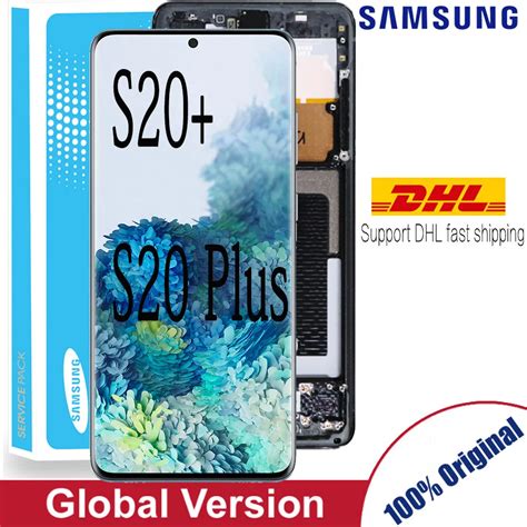 Original 67 Super Amoled For Samsung Galaxy S20 Plus Lcd S20 G985