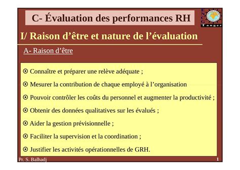 Évaluer La Performance