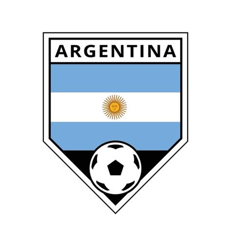 621 Argentina Football Badge Images, Stock Photos, 3D objects ...