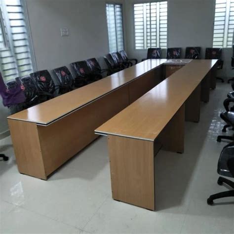 Rectangular Brown Wooden Office Conference Table At Rs 22000 In Bhopal