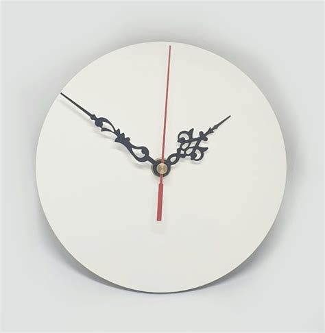 Blank MDF Round Wall Clock For Sublimation Printing