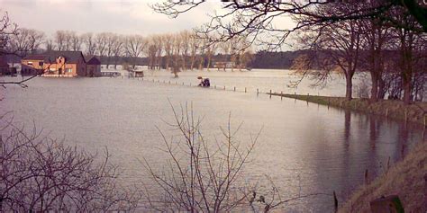 Lippe Hochwasser In Dorsten Pegel H Her Als Beim Jahrhundert Ereignis