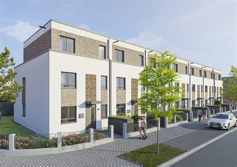 Neues Bauprojekt Moderne Reihenhäuser in Langen