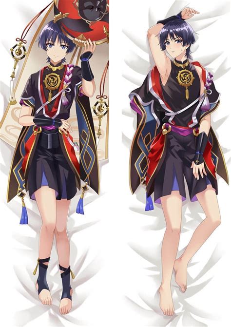 Genshin Impact Scaramouche Dakimakura Anime Hugging Body Pillow Cover Case 150x50cm Etsy Italia