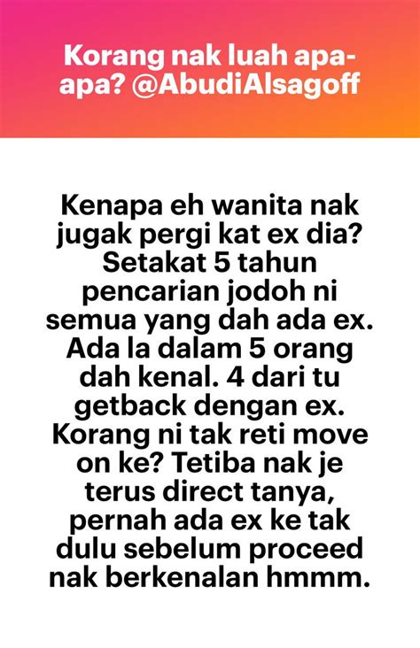 Abudi Alsagoff On Twitter Sebab Tu Aku Pernah Dengar Satu Talk Ni Dia