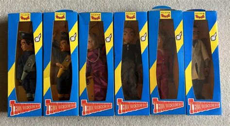 THUNDERBIRDS PELHAM PUPPETS Full Set Of 6 Unused Boxed 1992 Gerry ...