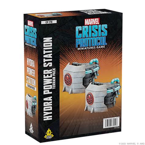 Marvel Crisis Protocol Hydra Power Station Terrain Pack Recess Games Llc