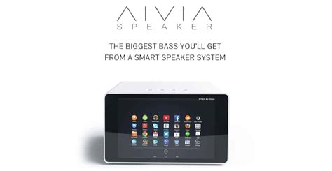 AIVIA Smart Speaker With Subwoofer Launches On Kickstarter