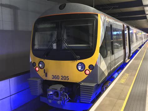 British Rail Class 360 205 360 2 Unit Number 360205 Siemens Desiro Electric Multiple Unit