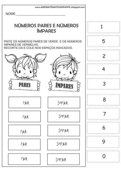 Quais São Os Números ímpares E Pares - 5