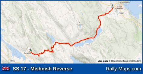 Ss Mishnish Reverse Stage Map Tour Of Mull Rally Rally