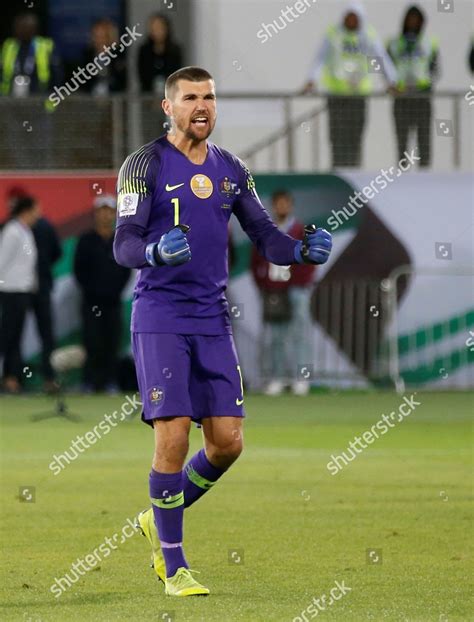 Mathew Ryan Goalkeeper Australia Reacts During Editorial Stock Photo ...