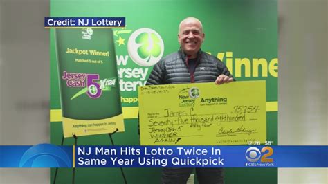 Nj Man Wins Lottery Twice In A Year Youtube