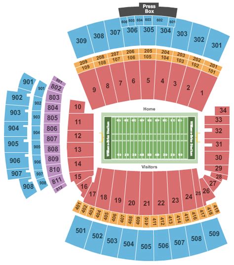 Seating Chart For Williams Brice Stadium