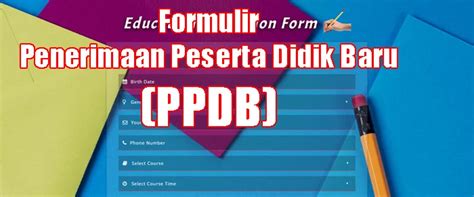 formulir ppdb sd   excel versi dapodik