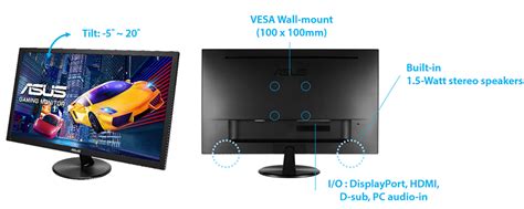 VP248QG｜Monitors｜ASUS Global