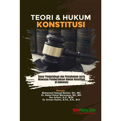 Jual Pdf Buku TEORI HUKUM KONSTITUSI Dasar Pengetahuan Dan Pemahaman