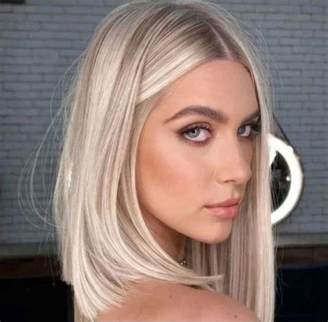 Pin By Studio Maggie Gibson On H A I R M A K E U P Straight Blonde