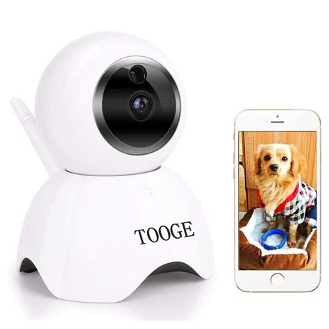 Tooge Pet Camera Dog Camera Fhd Pet Monitor Indoor Cat Camera Night