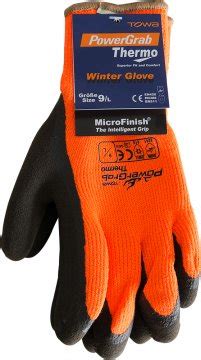 Powergrab Thermo Thermal Lined Polycotton Glove Size Esko