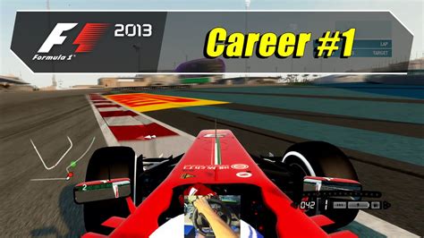 F1 2013 Ps3 Career 1 Young Driver Test Day 1 Wheelcam 4k 60