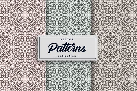 Textile Pattern Design Vector Background Textile Pattern Design