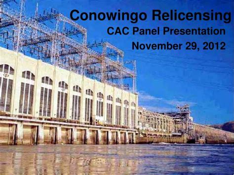 Ppt Conowingo Relicensing Powerpoint Presentation Free Download Id