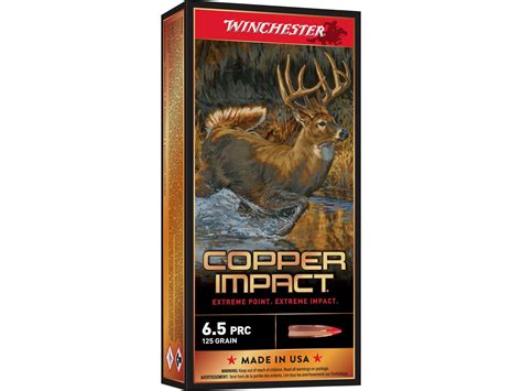 Winchester Copper Impact 6.5 PRC Ammo 125 Grain Winchester Copper