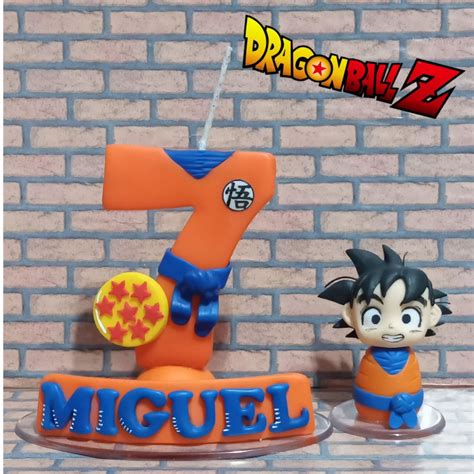 Vela Dragon Ball Z Personalizada Elo Produtos Especiais