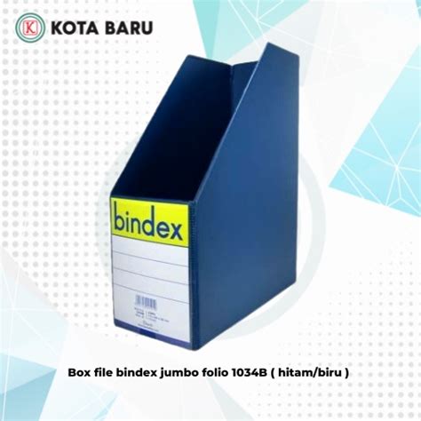 Jual Box File Bindex Jumbo Folio 1034b Hitambiru Shopee Indonesia