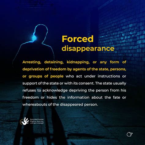 Euro Med Monitor On Twitter As Enforced Disappearance Is A Growing