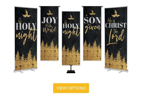 Christmas Design Styles | Indoor Christmas Banners | ChurchBanners.com