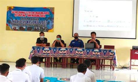 Pwi Murung Raya Gelar Safari Jurnalistik Terhadap Anak Didik Sma