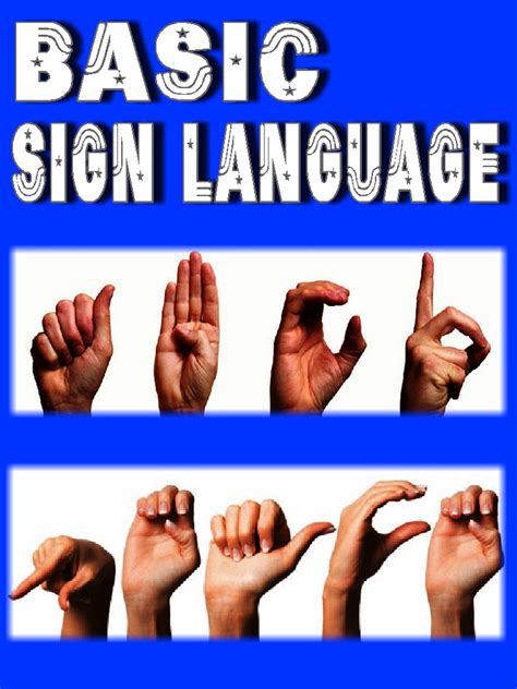 Sign Language Phrases Chart