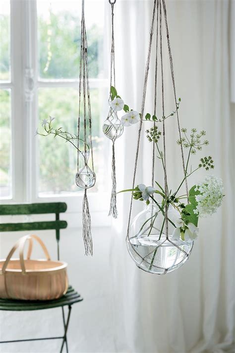 DIY végétal créer des suspensions avec du fil d ortie Plantes de