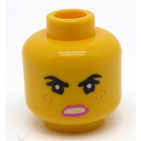 LEGO Wyldstyle Minifigure Head Recessed Solid Stud 3626 20720