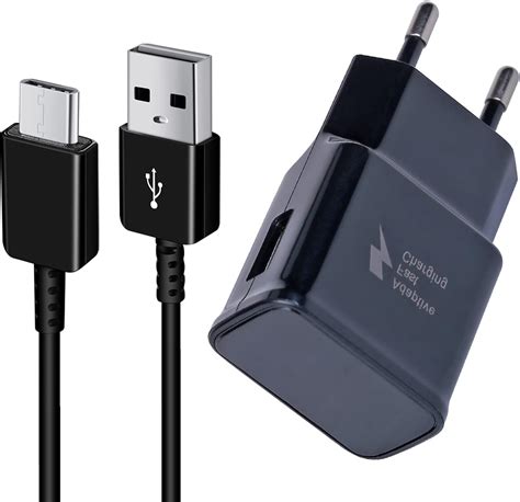 Powersky Usb Ladeger T Stecker Mit Usb Typ C Schnell Ladekabel M F R