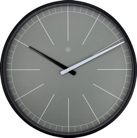 Large Grey Gray Wall Clock The Clock Store