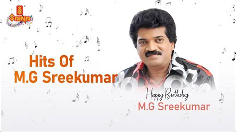 Watch Popular Malayalam Super Hit Video Songs Jukebox Of M G Sreekumar